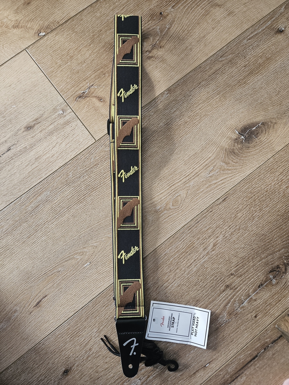 Fender WeighLess Monogram Guitar Strap 2" – New with Tags